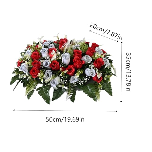 Fleurs de cimetière pour tombe extérieure résistantes aux UV - 6