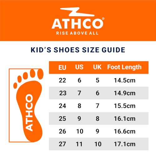 Image of ATHCO Unisex-Child Skippy Unisex Lightwieight Sneakers for Kids | Stylish Casual wear Shoes for Boys and Girls | Sports Shoes for Boys and Girls