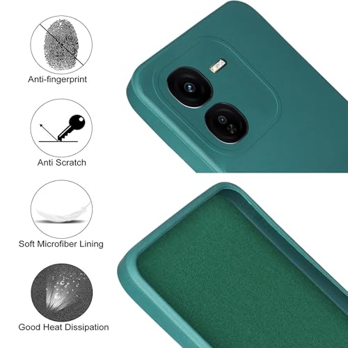 Image of Jkobi Back Case Cover for Vivo IQOO Z9x 5G (Matte Finish Silicone with Inside Fiber Cloth)
