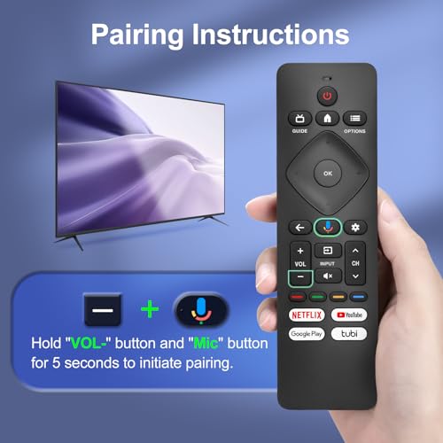 Image of Voice Remote Control for Philips TV Remote Replacement