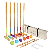 Algopix Similar Product 13 - GoSports Deluxe Croquet Set  Full Size