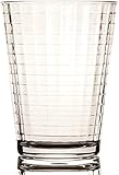 Circleware 44099 Windowpane Clear Heavy Base Juice Drinking Glasses, Set of 4, 7 Ounce, 7 oz 4pc