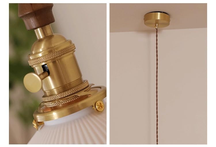 Lustre américain pour chambre créant un cocon vintage blanc