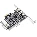 Acinkeety 1394 Expansion Card PCI-E 1X to IEEE 1394 1x 1394A 6Pin to 1394 4Pin Controller Firewire Card 4 Port Video Adapter Ieee 1394a