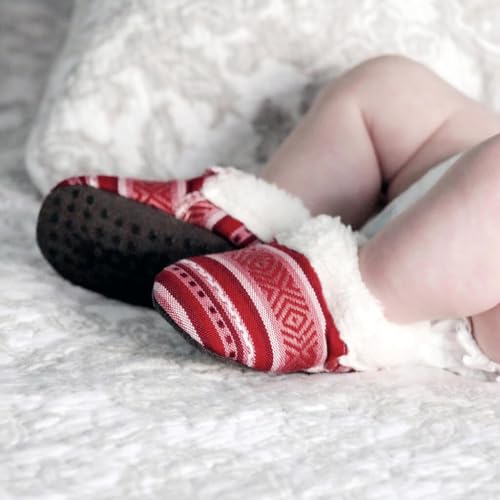 Feelgoodz Horizon Rubber Sole Gripper Baby Booties Slippers2