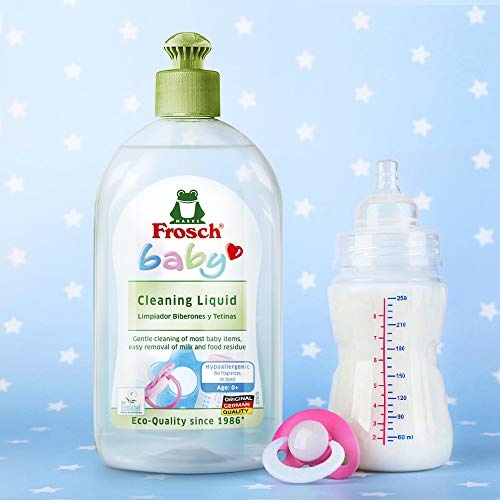 Frosch Baby Cleaning Liquid, for Toys, Dishes, and More 16.9 oz (Pack of 4)…