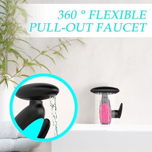 Robinet de salle de bain orientable mitigeur multi-mode 360 - 4