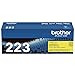 Brother Genuine TN223Y, Standard Yield Toner Cartridge, Replacement Yellow Toner, Page Yield Up to 1,300 Pages, TN223, Amazon Dash Replenishment Cartridge