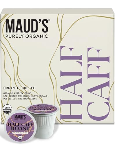 Maud's Purely Organic Half Caff Coffee Pods, 16 ct, Medium