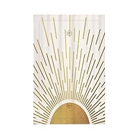 Abstrait Soleil Rétro Lever De Soleil Double Rocker Decora Outlet Cover Plaque Rainbow Sunset 2 Gang Couvercle D'interrupteur Décoratif Gfci Plaque Murale électrique Plaque Frontale Pour Décoration De