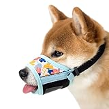 KOMFORTABEL: Der Hundemaulkorb lässt genügend Platz für den Mund Ihres Hundes zum Atmen, Hecheln und Trinken. Er löst den Nachteil herkömmlicher Maulkörbe, die es dem Tier nicht erlauben, Wasser zu trinken.