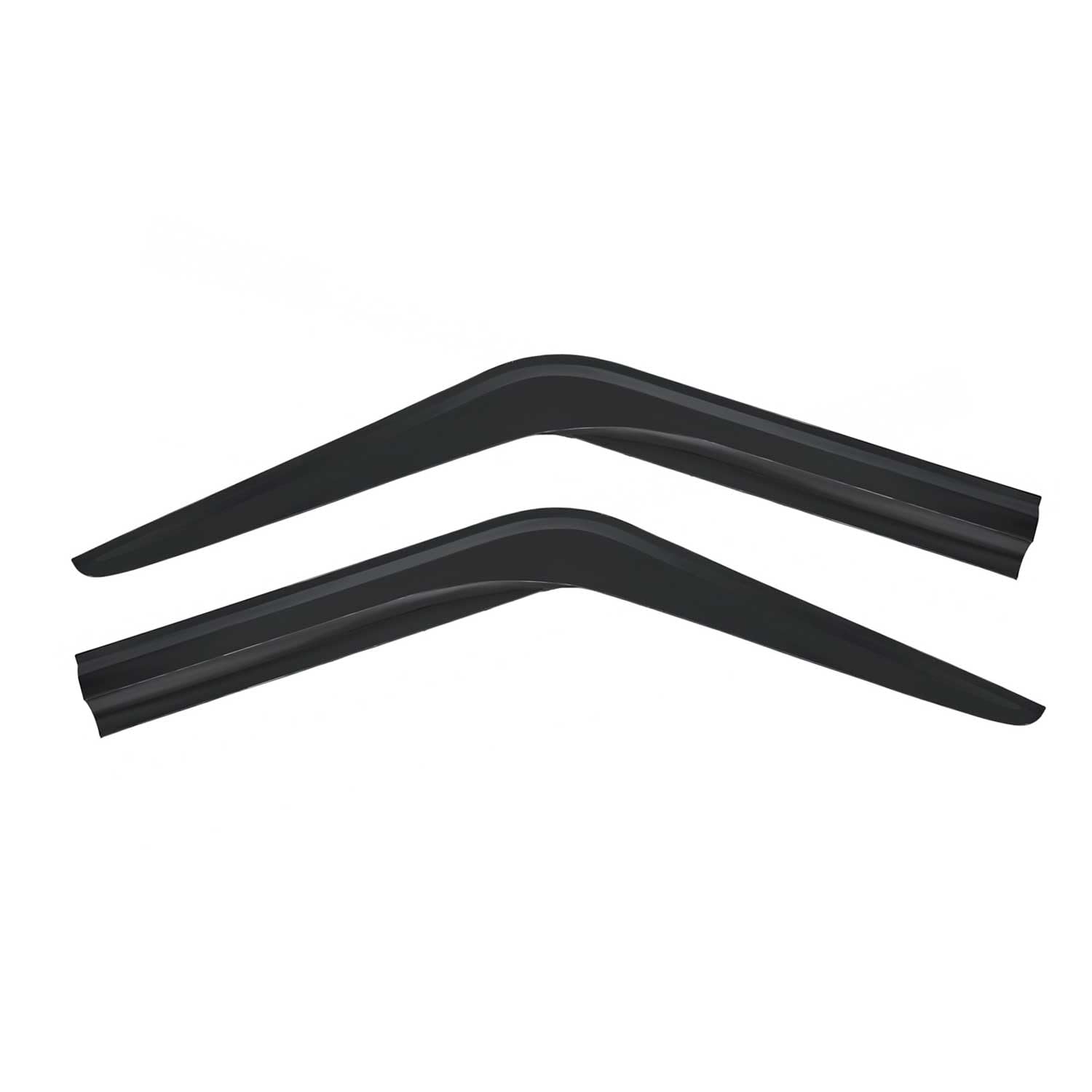 OMAC 2X Deflettori Aria Regenabweiser compatibile con Ford Transit 2000-2014 Acrilico Dunkel
