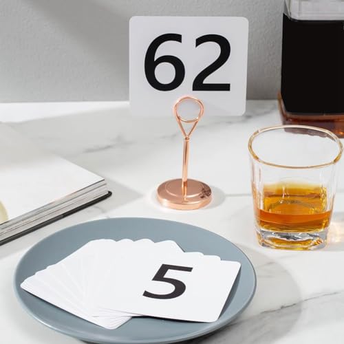 Numéros de table pour mariage et banquet plastique double face