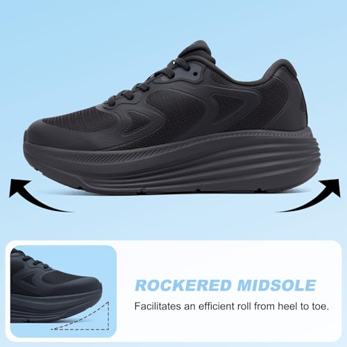 Image of ALEADER Womens Walking Shoes for 12-Hour Work Comfort, Anti-Fatigue Max Cushion Shoes for Standing All Day - Wide Fit for Nurses, Retail