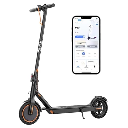 VOLPAM Electric Scooter, 350W/500W, 8.5"/10" Tires, 12/21/28 Miles Range, 16/19/22Mph, Folding E-Scooter with Dual Braking