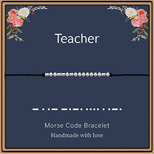 Image of morniface Morse Code Bracelets for Women, Inspirational Gifts Jewelry Girls Birthday Graduation Gifts for Her Best Friends