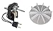 Century Electric Motors C01575 Universal Bathroom Fan Replacement Electric Motor Kit with Fan, 120 volts