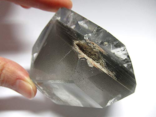 Amazon.co.jp: グレーファントムガーデンクォーツ 原石 ポリッシュ