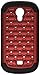 MYBAT Luxurious Lattice Dazzling Total Defense Protector Cover for Samsung T399 Galaxy Light - Retail Packaging - Red/Black