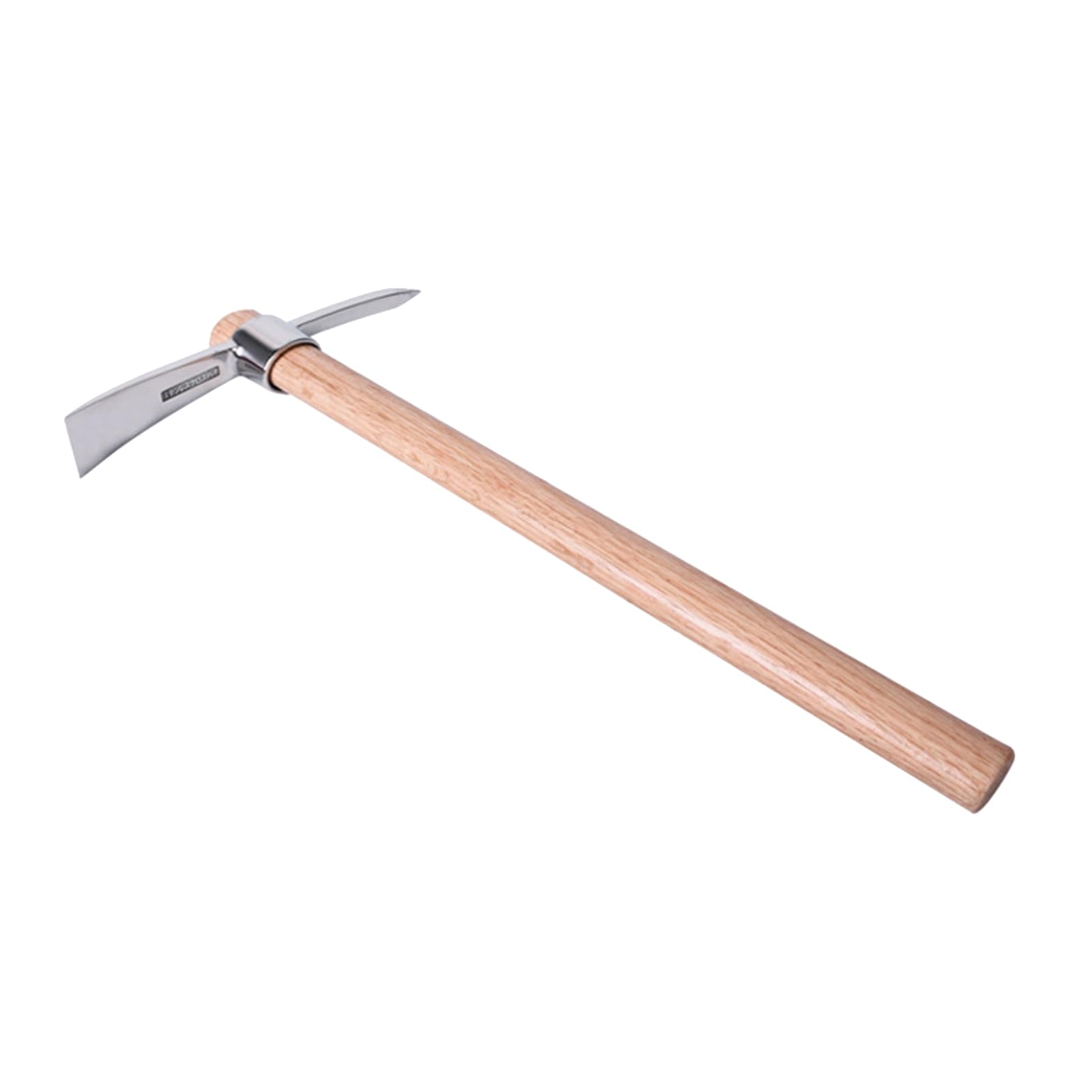 Yoakaiax Gardening Pick Axes, Pickaxe Mattock Hoe With Wooden Handle, Stainless Steel Mattock With Sharp Pick And Cutting Edge For Breaking Up Heavy Clay Soil, And Removal Of Difficult Weeds A