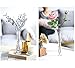 Hand-Made Blown Art Bud Glass Vase Clear Flower Bud Vase Single Stem Vases or Home and Office Décor.