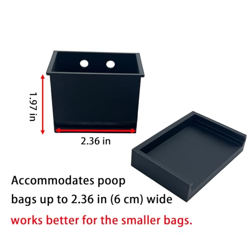 Image of Dog Poop Bag Dispenser, Poop Bag Holder, Outdoor or Indoor Pet Waste Bag Dispenser Station, Dog Poop Bag Container, Can be Mounted on a Crate, Kennels or Fences (Poop Bag not Included)