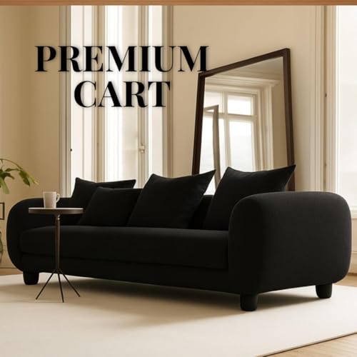 Image of Luxurious Velvet Uphostered Contemperory Sofa Set with Cushion Chaise Lounge, Sectional Sofa Perfect for Your Living Room,Guests Room & Office (Biege 3+1+1 Puffy) (Beige 3+1+Puffy)