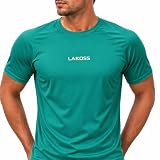 Camiseta Masculina Dry Fit Poliamida UV50+ Proteção Solar Segunda Pele Manga Curta Academia Treino Corrida Trabalho Lazer Conforto Leve (BR, Alfa, M, Slim, VERDE)