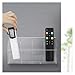 4Pcs Simple and Generous Acrylic TV Remote Control Holder 1/4 Case Wall Mount Storage Box for Mobile Phone(Two grids)