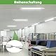 zemty Feuchtraumleuchte LED Röhre 90CM, 3000K/4000K/6500K 24W 2640LM LED Deckenleuchte, IP65 Wasserfest Lichtleiste für Kellerlampe, Werkstattlampe, Küchenlampe, Badlampe