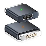 USB-C to Mags 2 Adapter Compatible with Apple MacBook, MagSafe 2 T-Tip Magnetic Charging Converter (Navy Blue, Air/Pro (2013-2015))
