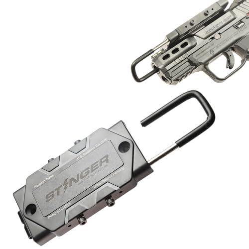 Stinger U2 Gun Magnet Mount, Magnetic Gun Mount Holster with Inner Barrel Support, Gun Magnets for Car, Truck, Safe, Desk, Wall, Pistol Rack with a Pocket Clip