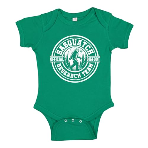Image of Sasquatch Research Team Bigfoot Baby One Piece Bodysuit Or Toddler Shirt Funny Gone Squatchin Outfit