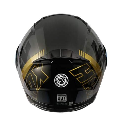Image of HAX Modular Flip-Up Dual Visor Motorcycle Helmet Adult DOT /ECE Approved