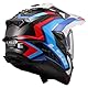 LS2, Motocross-Helm Explorer Carbon Frontier II Gloss White Blue, L