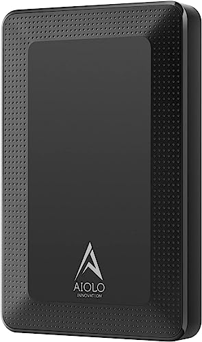 AIOLO INNOVATION 外付けHDD 500GB 保証3年 超薄型 2.5インチ USB3.2対応...