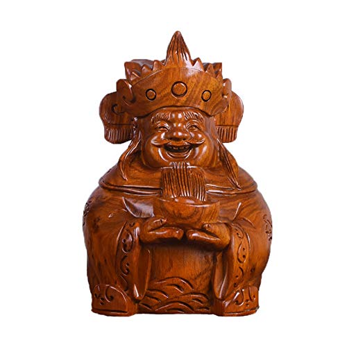 Dieu de la Fortune Bouddha en acajou le cadeau d'ouverture de magasin idéal