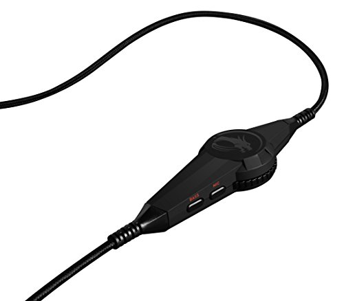 DS502 Stereofonico Padiglione auricolare Nero, Rosso - Cuffie (giochi per PC, Stereofonico, Padiglione auricolare, Nero, Rosso, Cablato, 2 m) - Cuffia gaming - Immagine 3