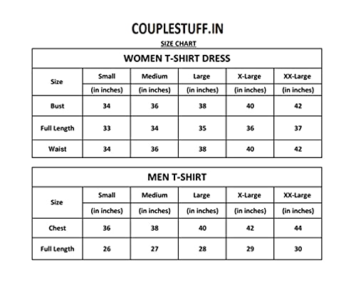 COUPLESTUFFIN-Couple-Mens-Womens-Cotton-Striped-Dress-T-Shirt-Pack-of-2-Slim-Fit-Multicolor-Men-S-to-XXL-Women-S-to-XXL COUPLESTUFF.IN Couple Men's & Women's Cotton Striped Dress & T Shirt - Pack of 2 (Slim Fit ; Multicolor, Men - S to XXL…
