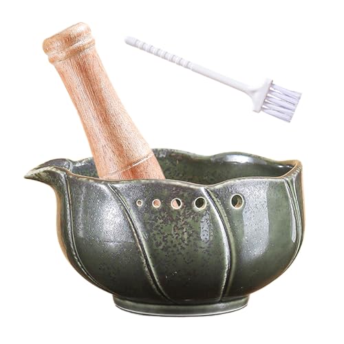 Juego de cuencos ralladores de ajo, herramientas de cocina manuales, recipiente para picadora de ajo, para entusiastas de la cocina, salsas de, aderezos, camping, comidas diarias, mujeres y
