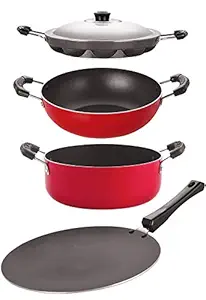 Nirlon nonstick Aluminium Utensils Set for Kitchen (CT12_KD14_AP12_CS24)