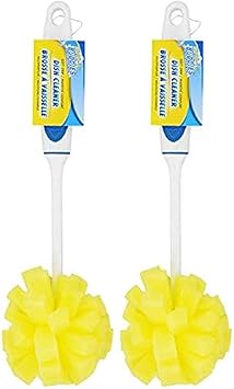 Dish Cleaning Sponges, Blue/Yellow