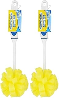 Scrub Buddies Dish Cleaning Sponges, Blue/Yellow