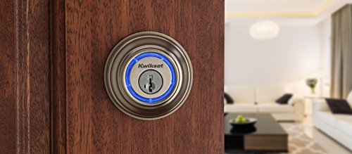 Kwikset - Kevo 99250-202 Kevo 2Nd Gen Bluetooth Touch-To-Open Smart Keyless Entry Electronic Deadbolt Door Lock Featuring Smartkey Security, Satin Nickel #TOP2