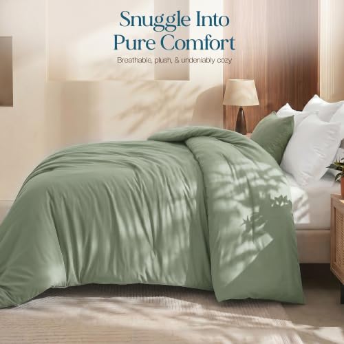 Image of Utopia Bedding 2 Pc Twin Comforter Set, All Season Bedding, Sage Green