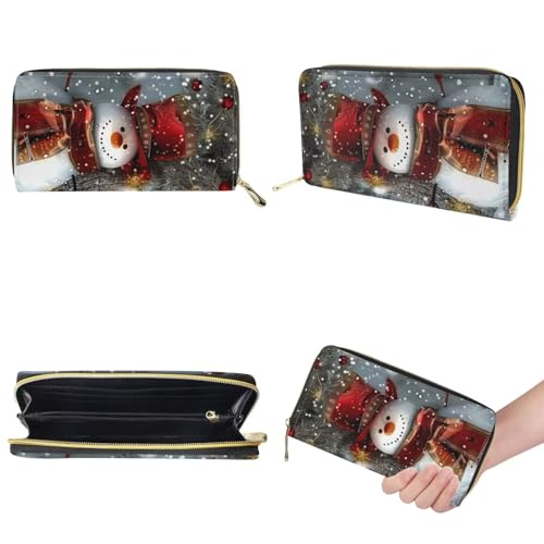 Image of HUGS IDEA Leather Purses and Handbag for Women Bucket Bag with Wrist Wallet 2 Packs