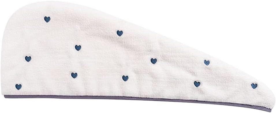 Hair Drying Hat Women's Thicken Super Absorbent Quick-Drying Wipe Towel Pack Headscarf(E)