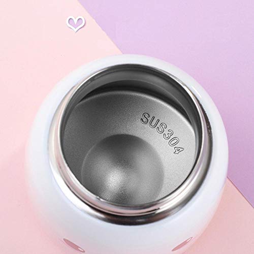 SAGIUSDM 220ML Mini Stainless Steel Vacuum Flask - Perfect Travel Mug for Hot & Cold Drinks - Includes Silicone Handle for Convenience - Image 6