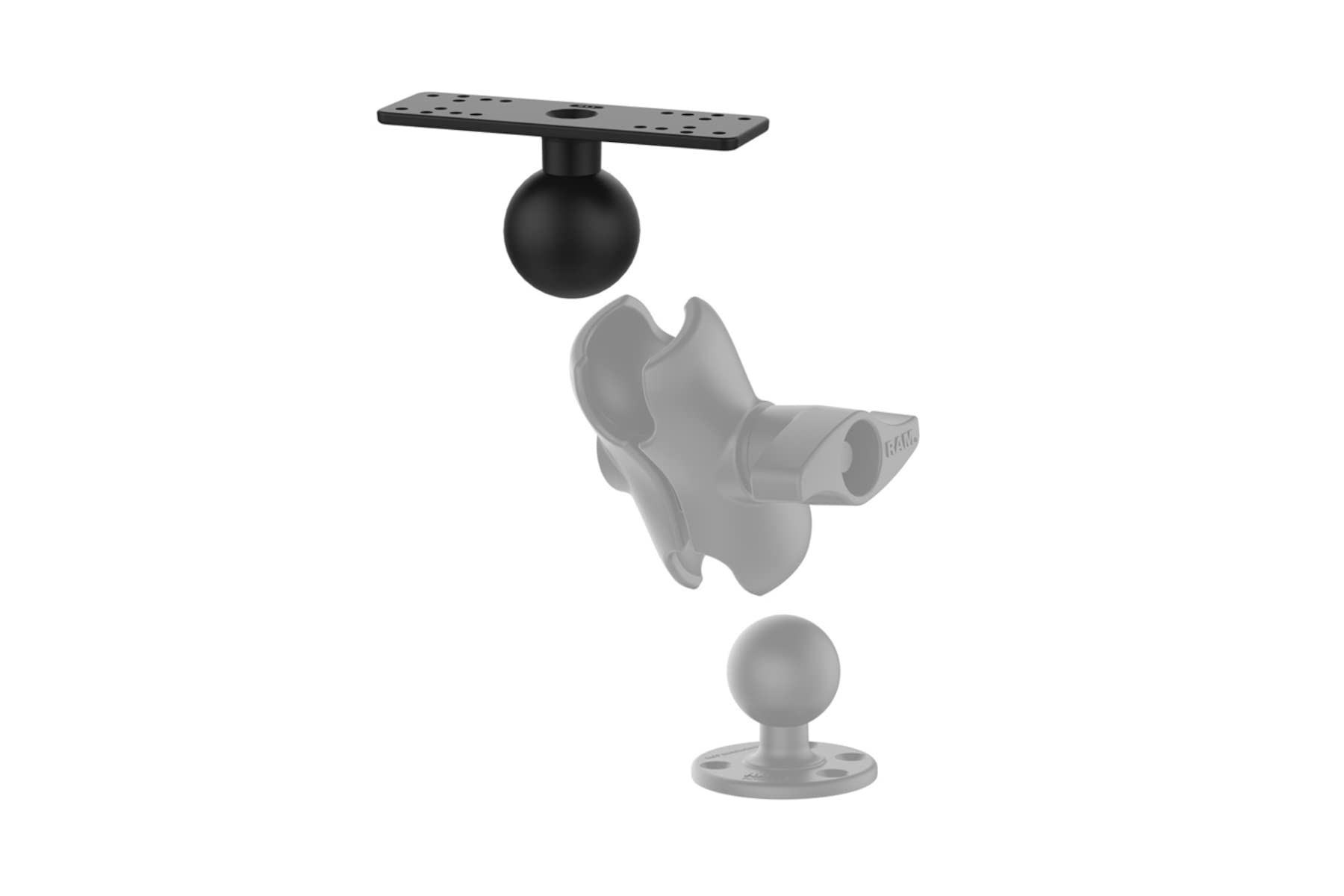 Amazon.co.jp: ラムマウント(RAM MOUNTS) 魚探マウントベース 9~12inch