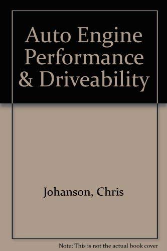 Auto Engine Performance & Driveability 159070259X Book Cover
